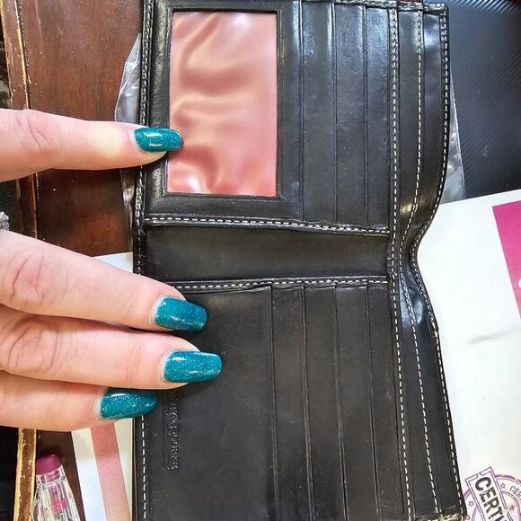 Vintage 1975 Dooney & Bourke Signature Canvas Wallet with COA - EUC - Picture 5 of 8